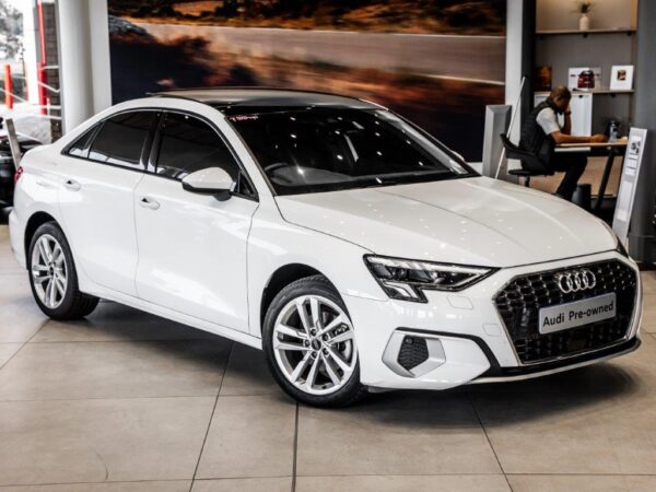 Audi A3 Sedan 35 TFSI showcasing its modern design and advanced technology features.