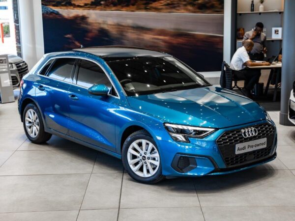 2024 Audi A3 35 TFSI TIP in sleek design showcasing its sporty features and advanced technology.