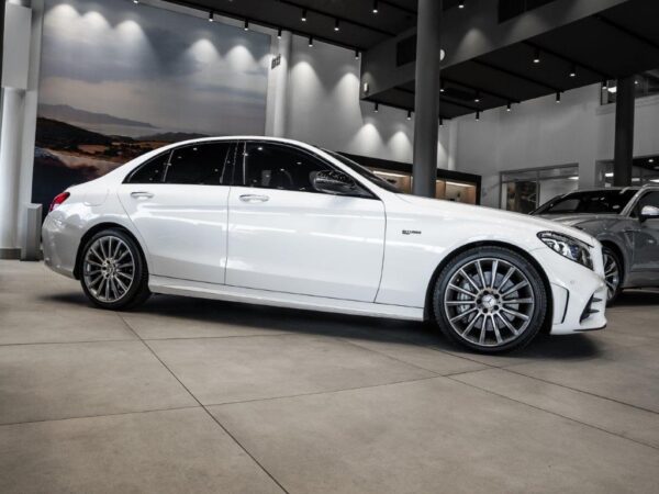 2023 Mercedes-AMG C43 4MATIC showcasing its sleek design and sporty features.