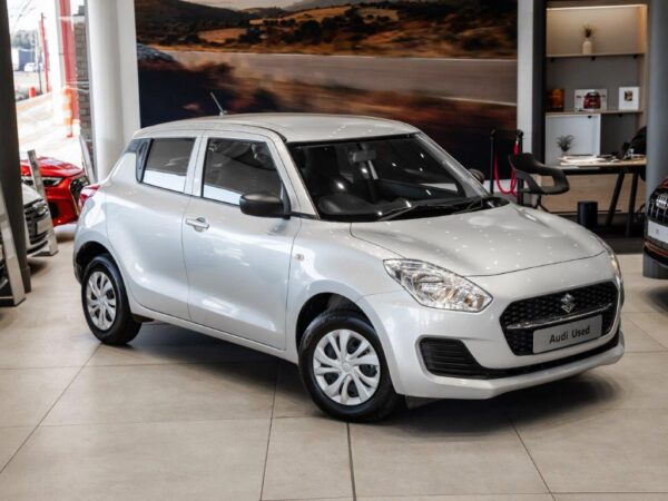 2024 used Suzuki Swift 1.2 GA in vibrant color, highlighting its compact design, fuel efficiency, and advanced safety features.