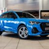 2024 Audi Q3 35 TFSI S Tronic S Line, showcasing its sporty design and premium features.