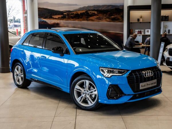 2024 Audi Q3 35 TFSI S Tronic S Line, showcasing its sporty design and premium features.