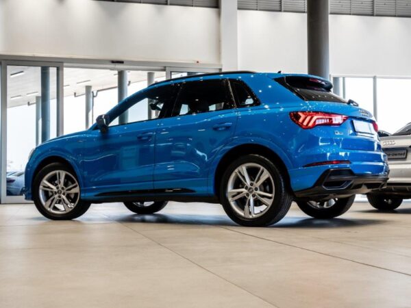 2024 Audi Q3 35 TFSI S Tronic S Line, showcasing its sporty design and premium features.