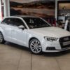 Audi A3 Sportback 1.4 TFSI parked in a scenic location, showcasing its sleek design and modern features.