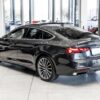 Audi A5 Sportback 40 TFSI in a sleek silver finish, showcasing its modern design and advanced technology features.